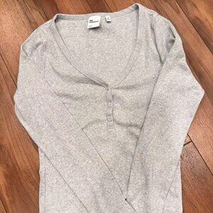 Aritzia HomeStretch™ Rib Henley Longsleeve